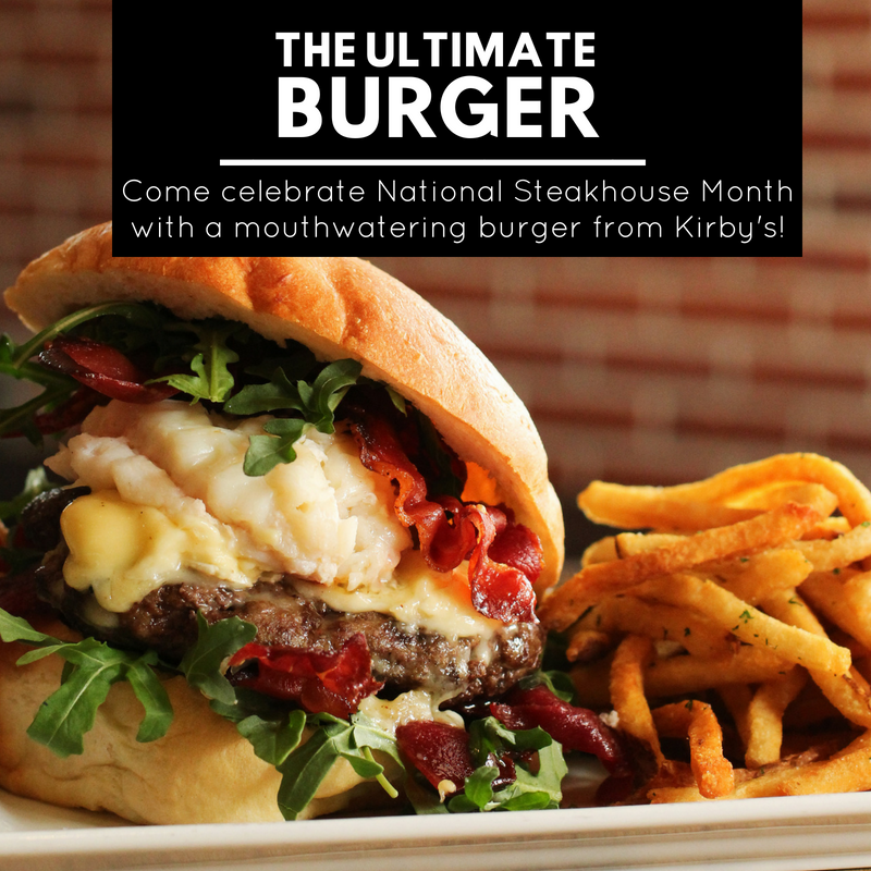 The Ultimate Burger, National Steak House Month, Offer, 2018