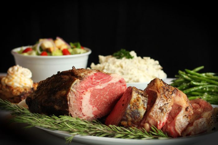 Standing rib roast Meals At Kilby's Steak House